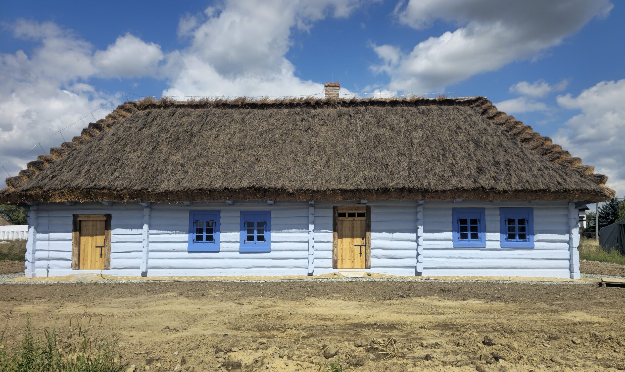 Chałupa z Pleszowa w Edukacyjnym "Branice"