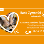 Grafika przedstawia Krakowską Zbiórkę Żywności